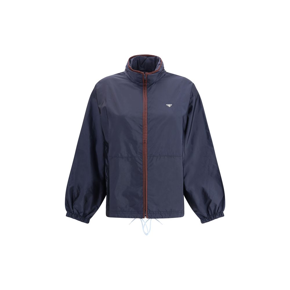 Prada – Blouson Re-Nylon en polyamide bleu