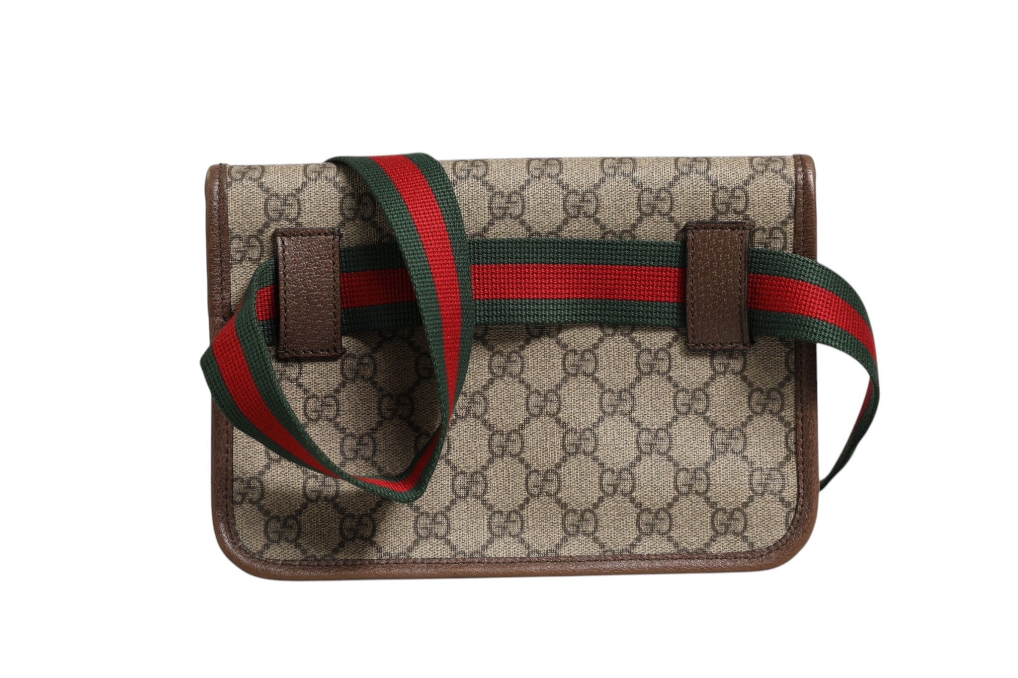 Sac ceinture Supreme Monogram Neo Vintage Web marron