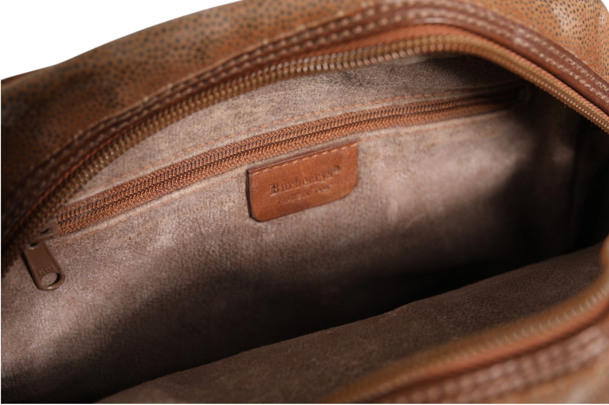 Sac crossbody marron et doré