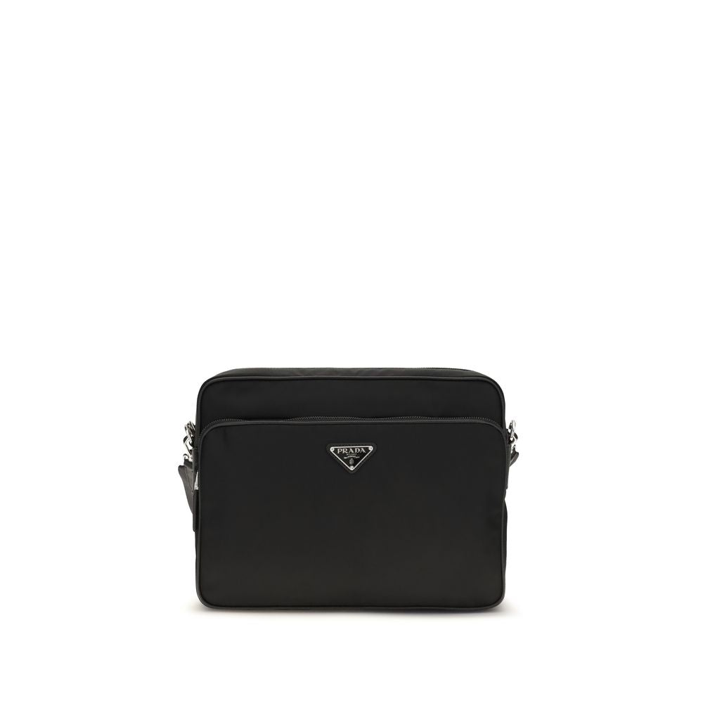 Prada – Sac porté épaule en Re-Nylon avec logo triangle