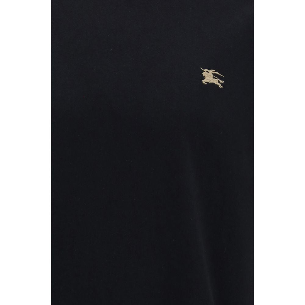 Burberry – T-shirt en coton avec finitions Check