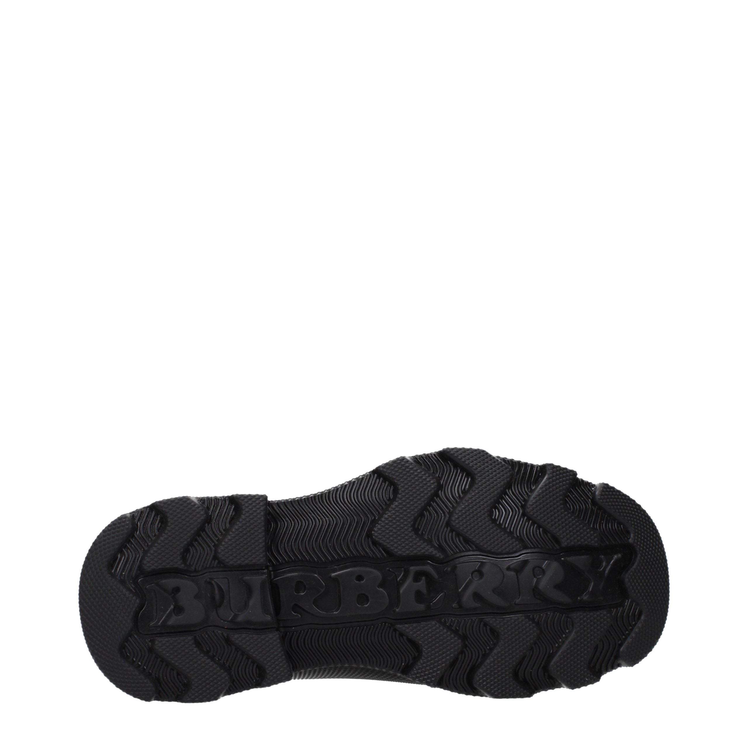 Burberry – Bottines en caoutchouc noir