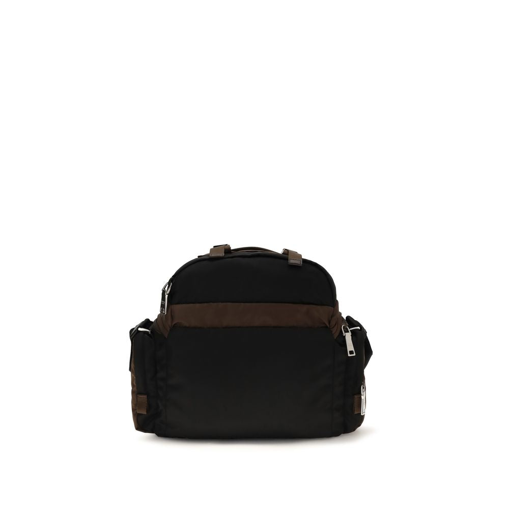 Prada – Sac porté épaule Explore en Re-Nylon et cuir