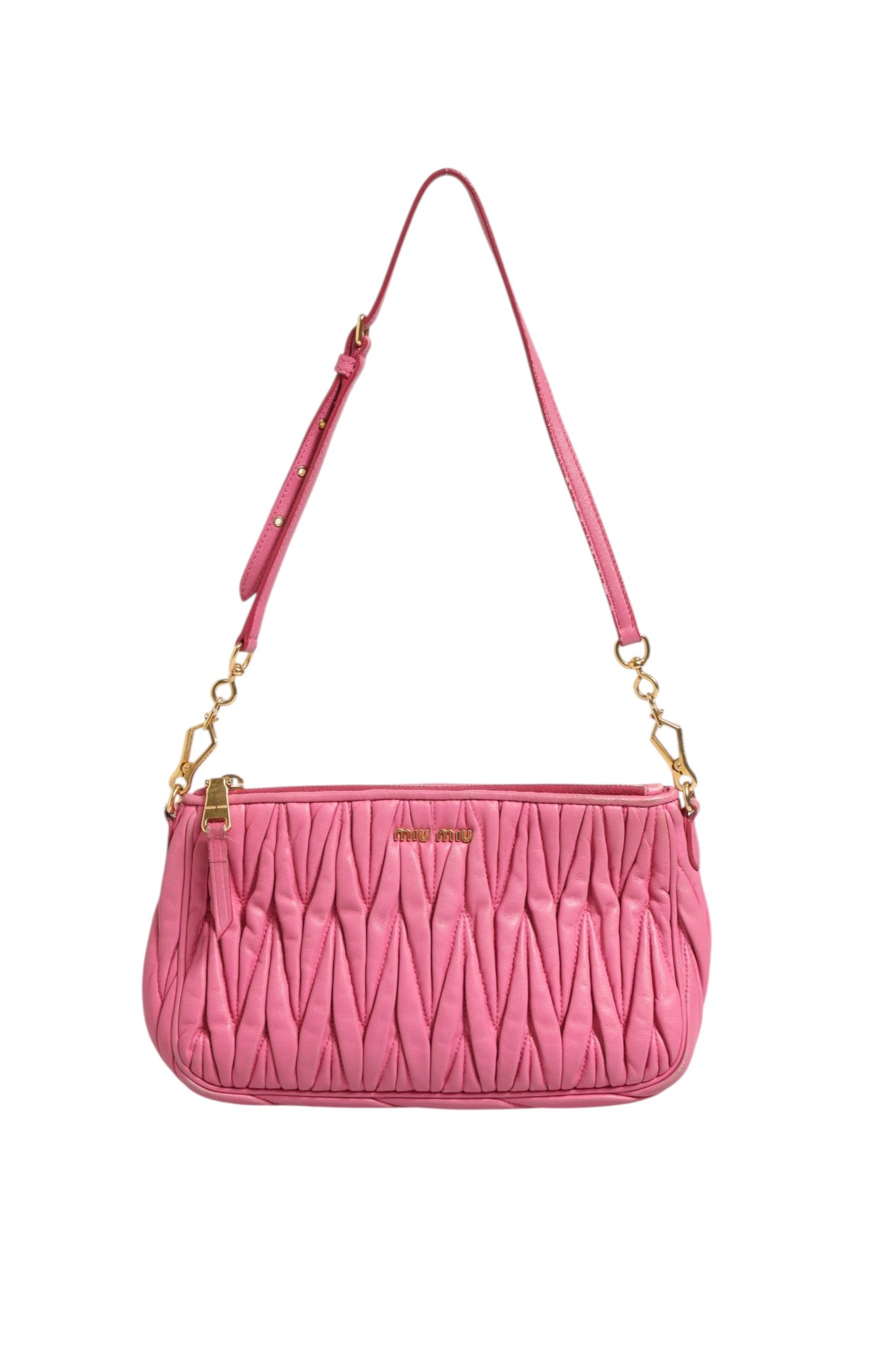 Sac porté épaule en cuir matelassé