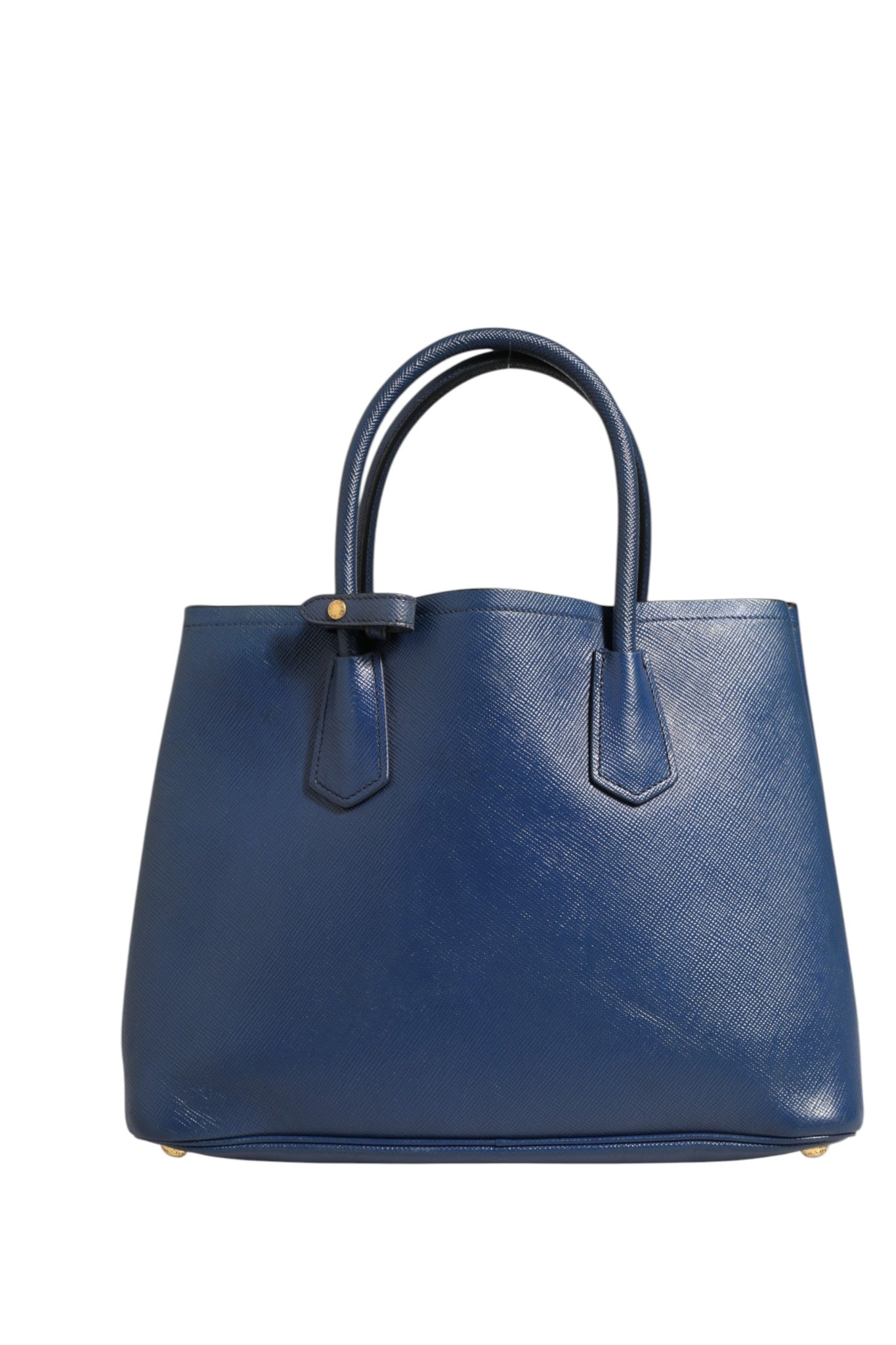 Sac 2WAY en cuir Saffiano bleu