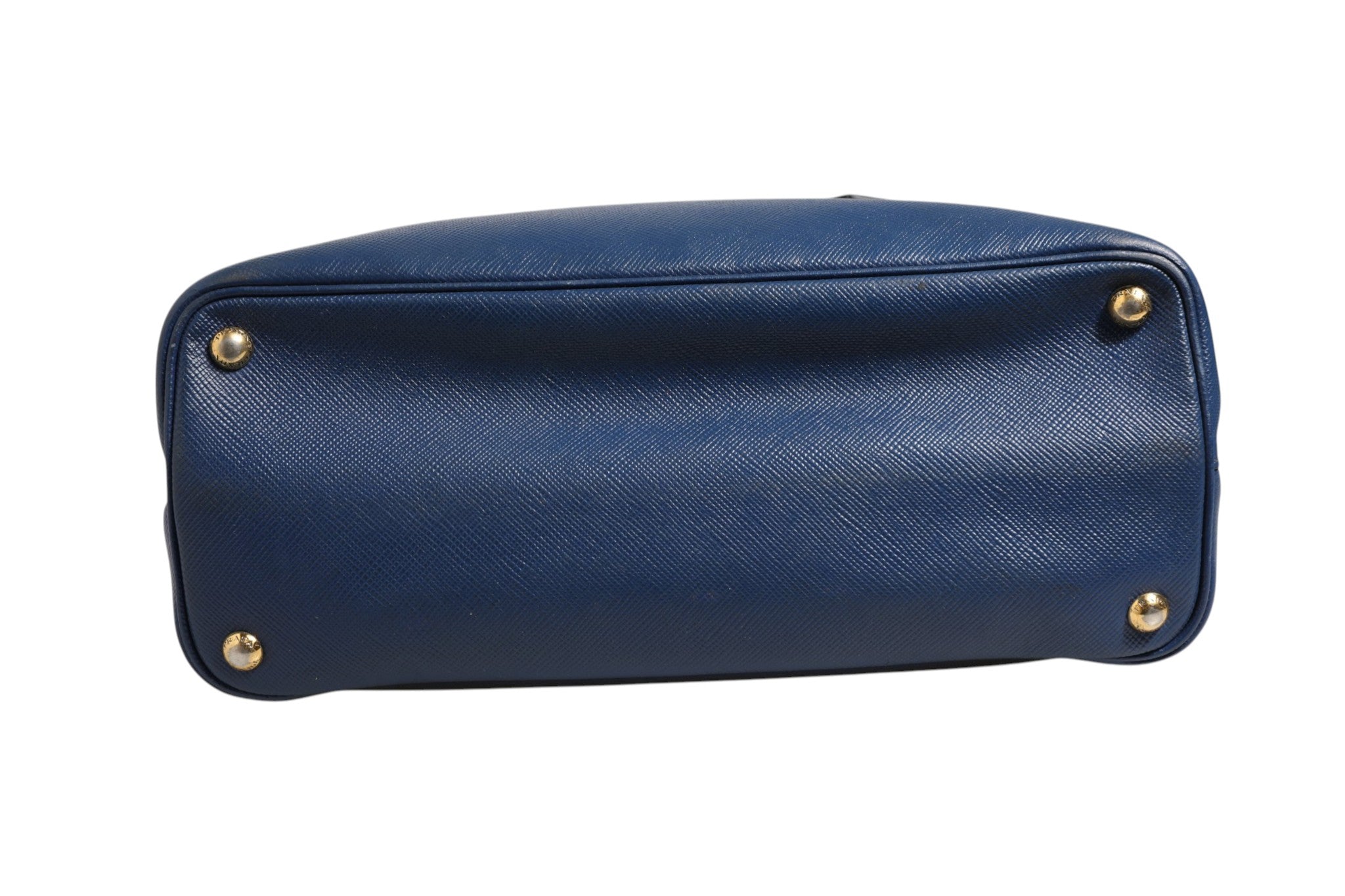 Sac 2WAY en cuir Saffiano bleu