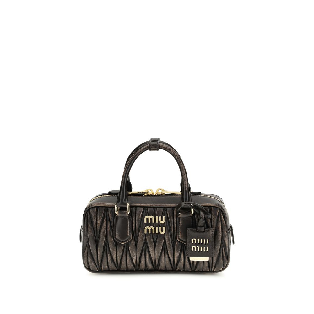 Miu Miu – Sac à main Arcadie en cuir nappa matelassé