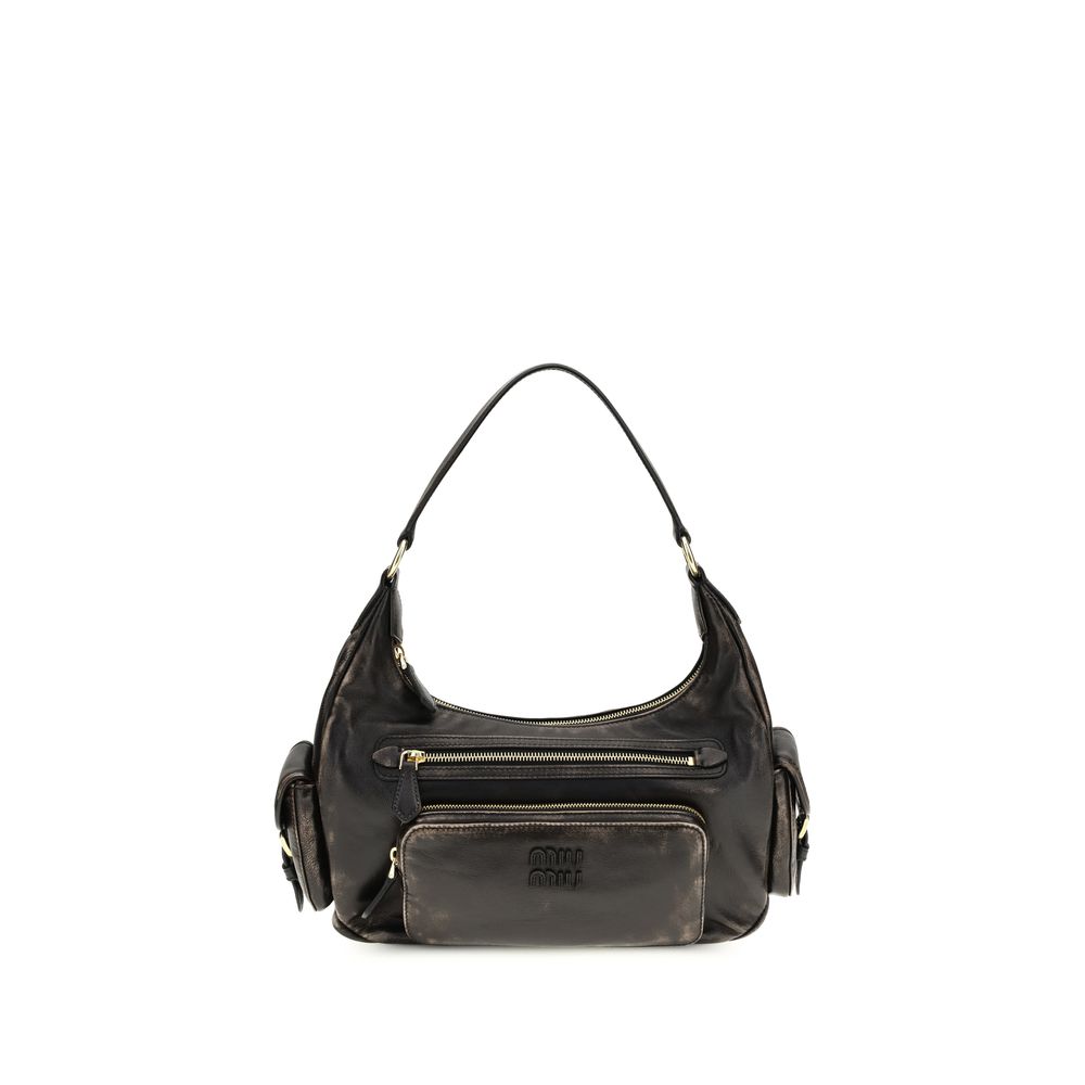 Miu Miu – Sac porté épaule Pocket en cuir