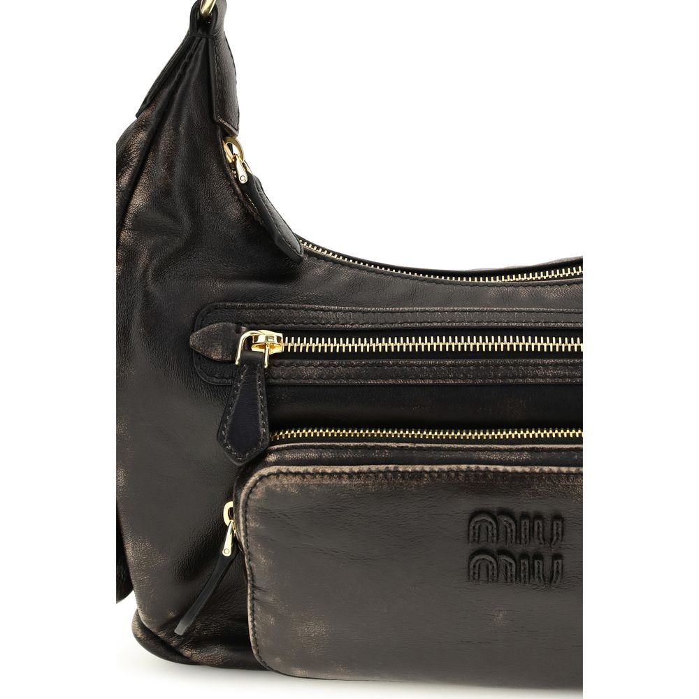 Miu Miu – Sac porté épaule Pocket en cuir