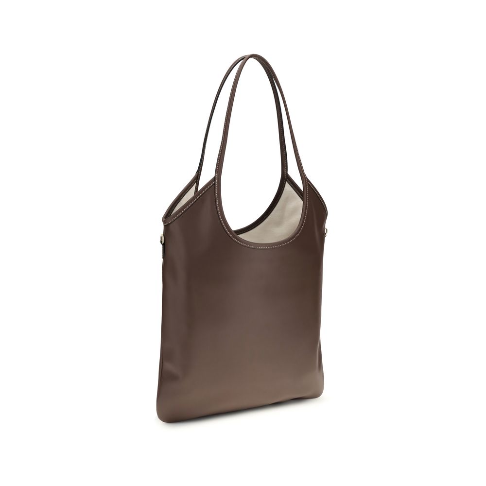 Miu Miu – Sac porté épaule Ivy en cuir avec surpiqûres contrastées