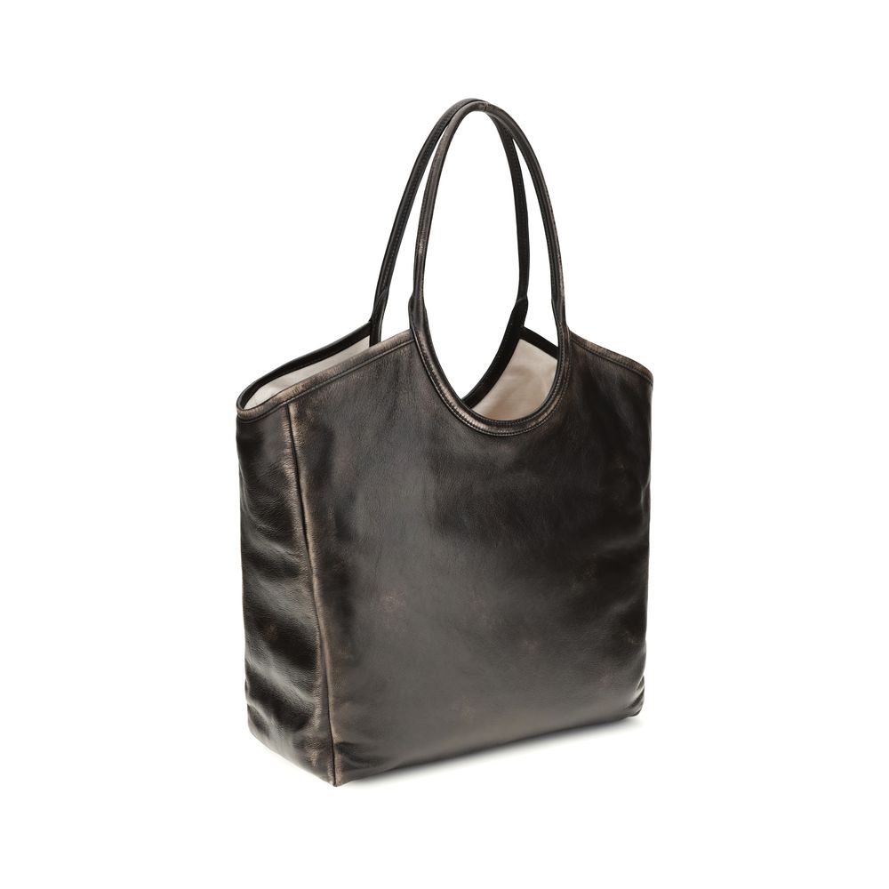 Miu Miu – Sac cabas Ivy en cuir nappa vieilli