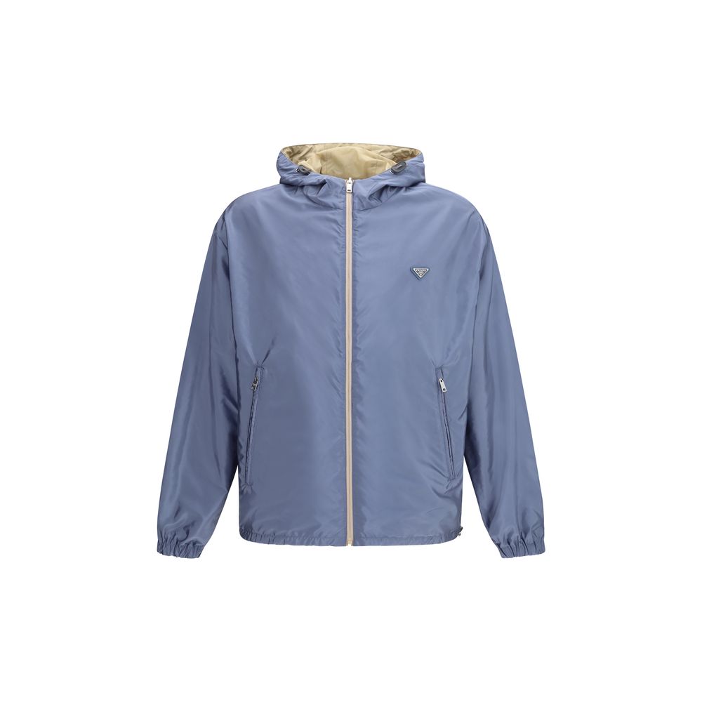 Prada – Doudoune réversible Re-Nylon avec logo triangle