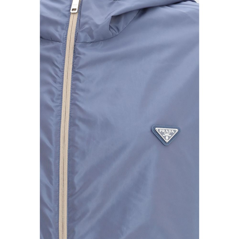 Prada – Doudoune réversible Re-Nylon avec logo triangle