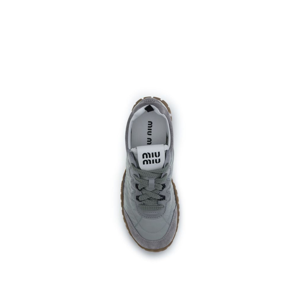 Miu Miu – Sneakers Tyre en tissu technique et suède