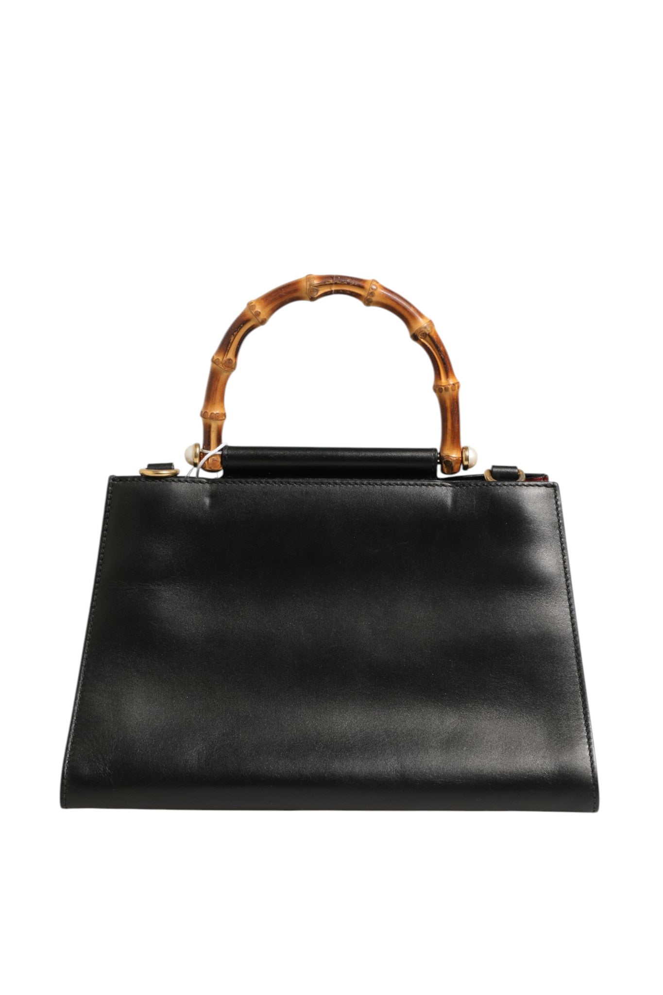 Sac en cuir Nymphaea Bamboo à poignée supérieure
