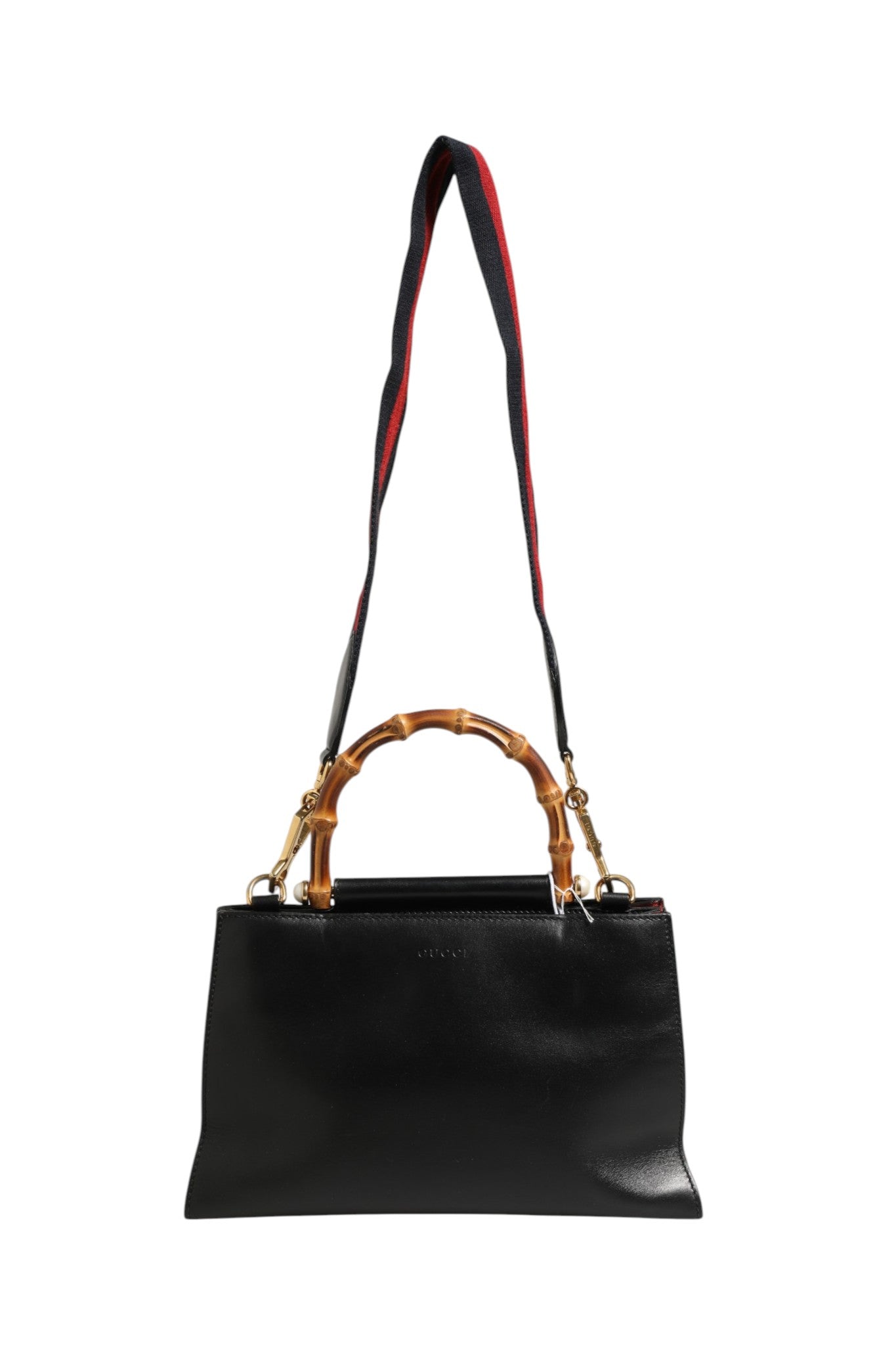 Sac en cuir Nymphaea Bamboo à poignée supérieure