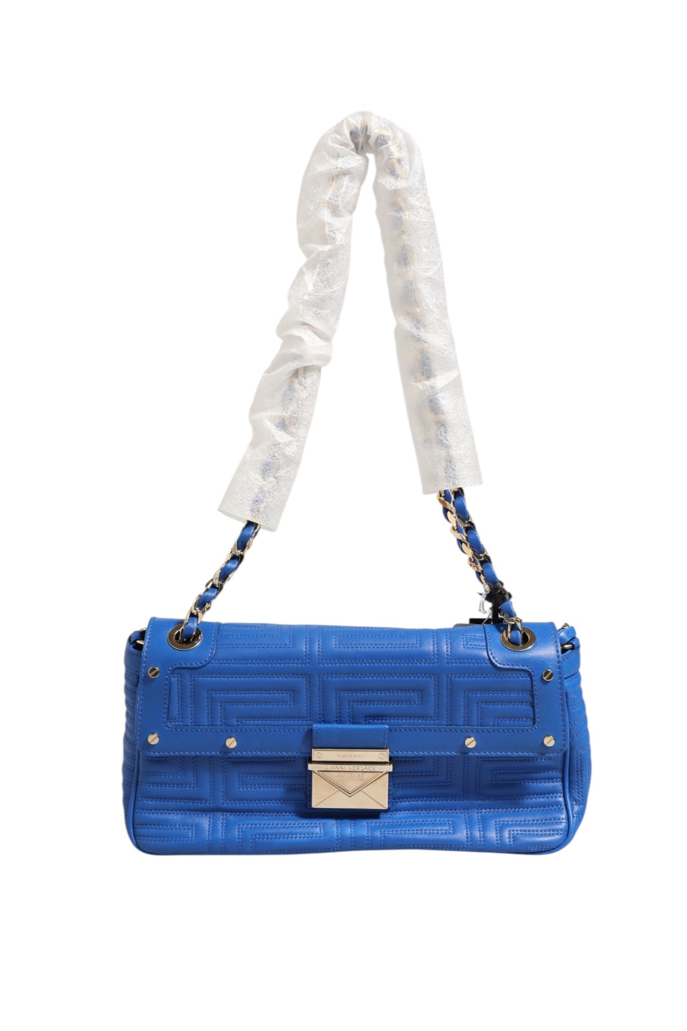 Sac porté épaule Couture en cuir matelassé