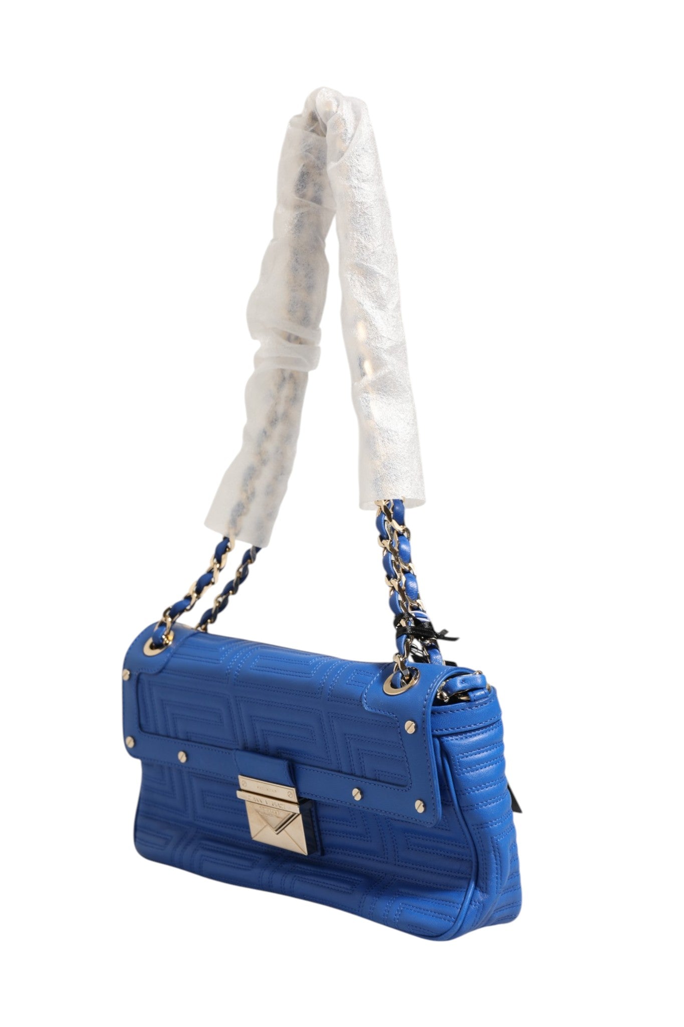 Sac porté épaule Couture en cuir matelassé