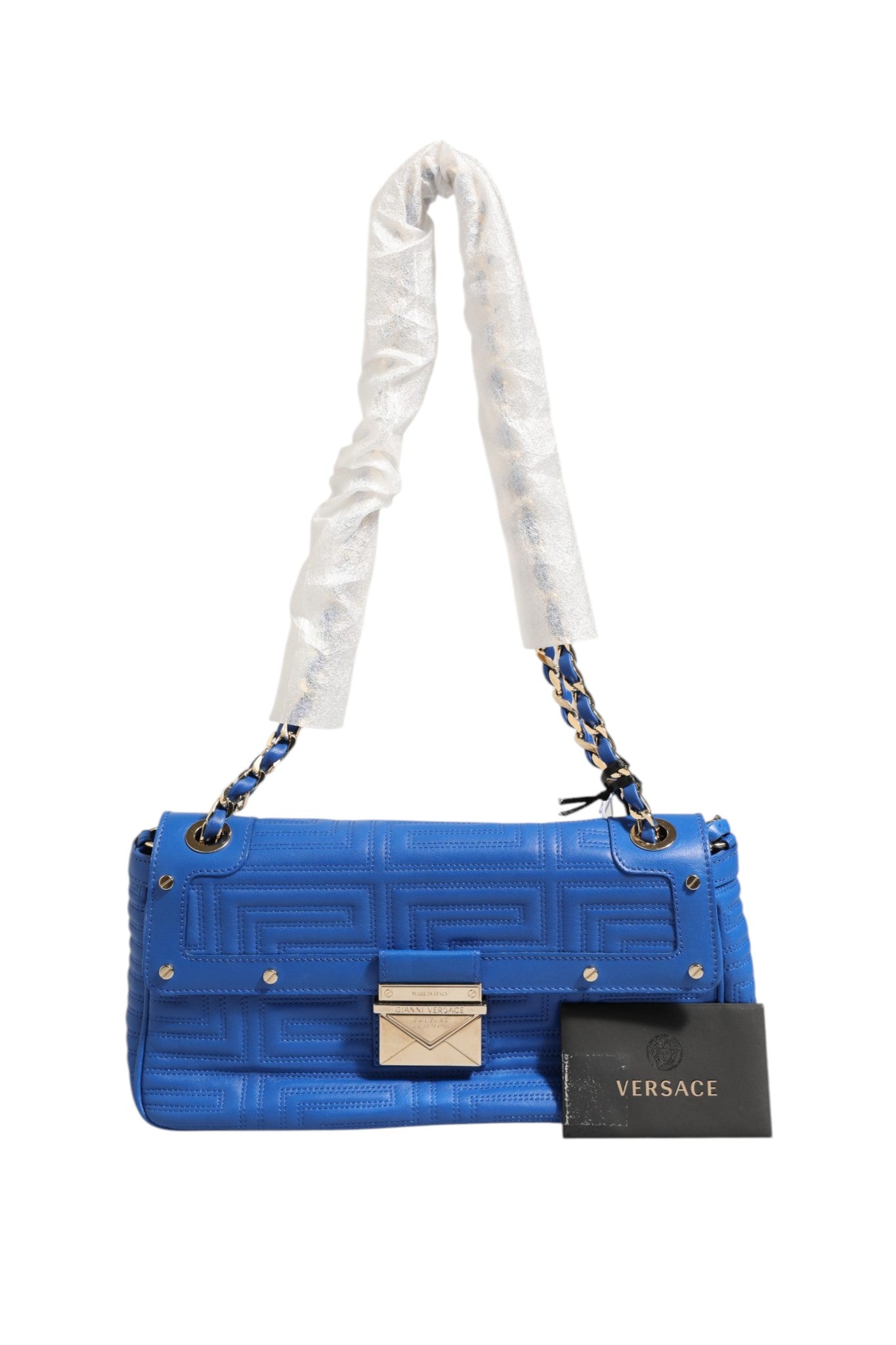 Sac porté épaule Couture en cuir matelassé