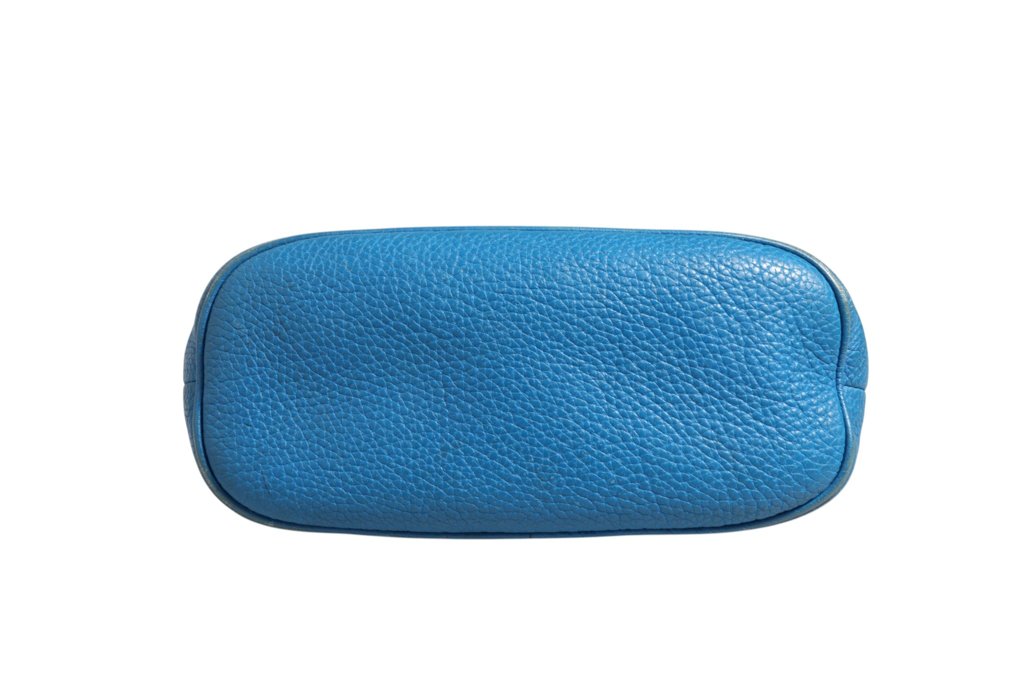 Sac à main Dome en cuir bleu