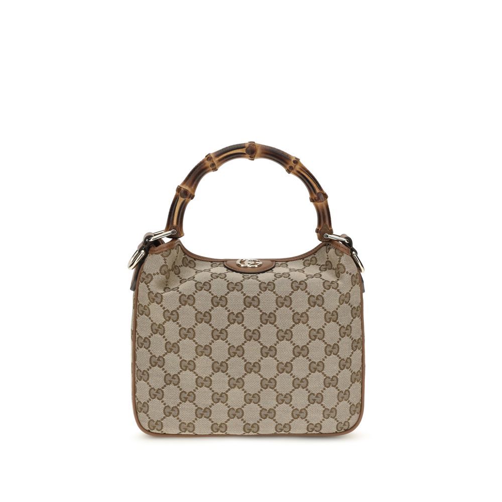 Gucci – Sac porté épaule Diana Small en tissu GG