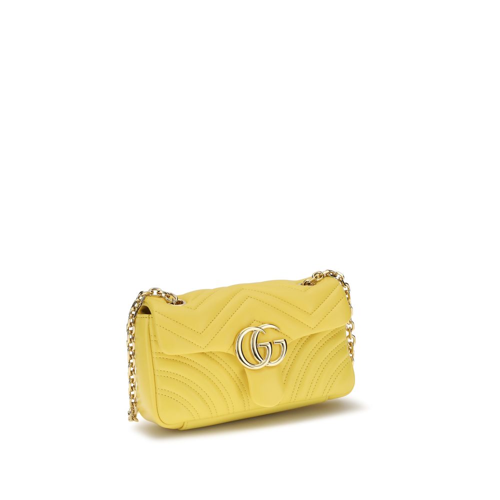 Gucci – Sac porté épaule GG Marmont Mini en cuir