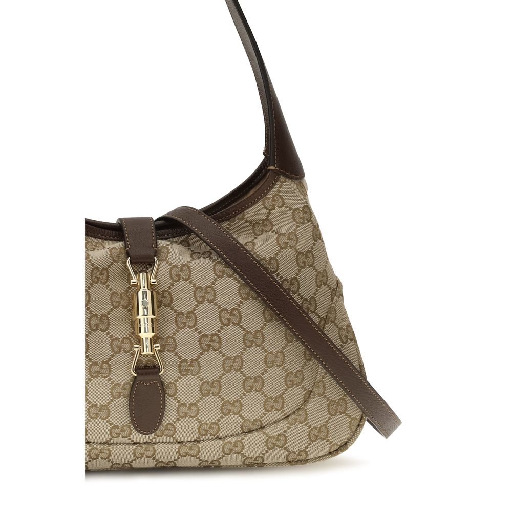 Gucci – Sac porté épaule Jackie 1961 Medium en tissu GG