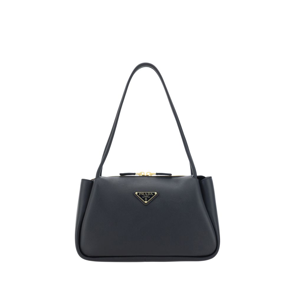 Prada – Sac porté épaule en cuir de veau