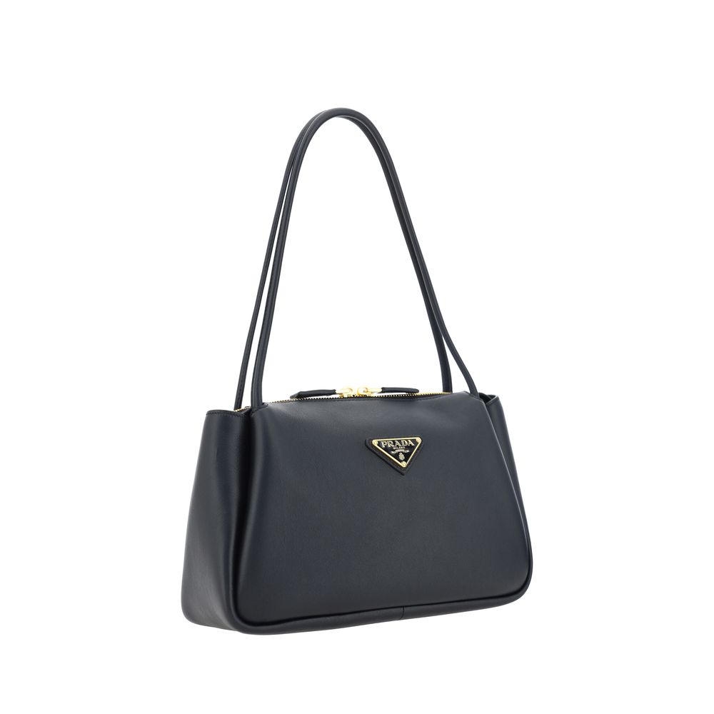 Prada – Sac porté épaule en cuir de veau