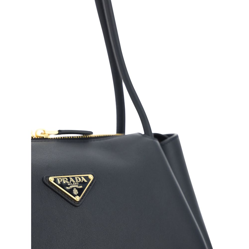Prada – Sac porté épaule en cuir de veau