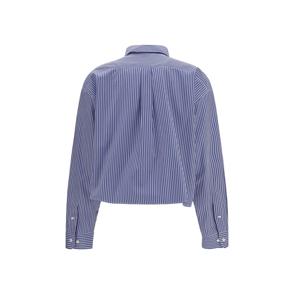 Miu Miu – Chemise rayée en coton oversize