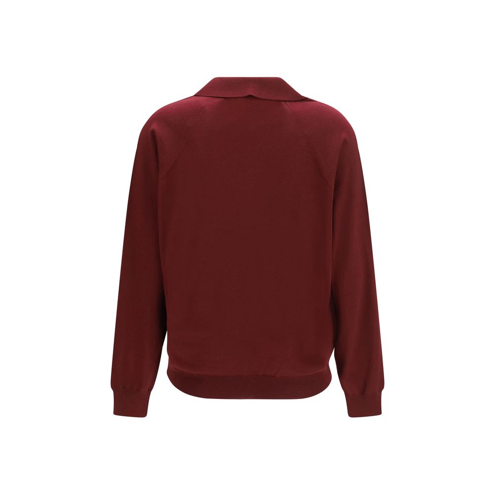 Miu Miu – Cardigan en laine vierge avec logo brodé