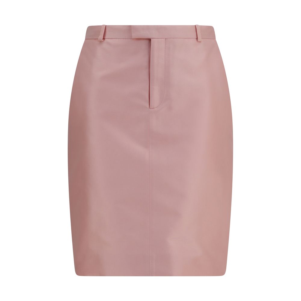 Gucci – Jupe en faille de soie rose
