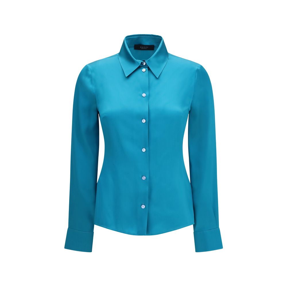 Gucci – Chemise en satin de soie