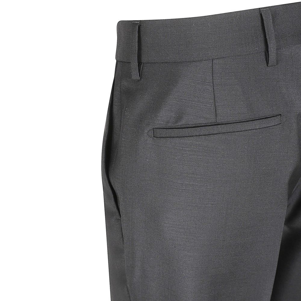 Prada – Pantalon en laine mohair à coupe tailoring