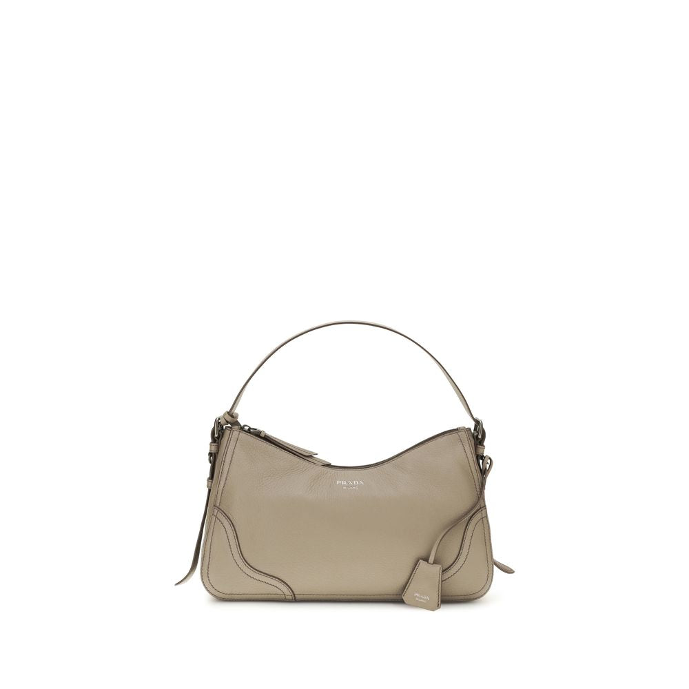 Prada – Sac porté épaule Aimée Large en cuir
