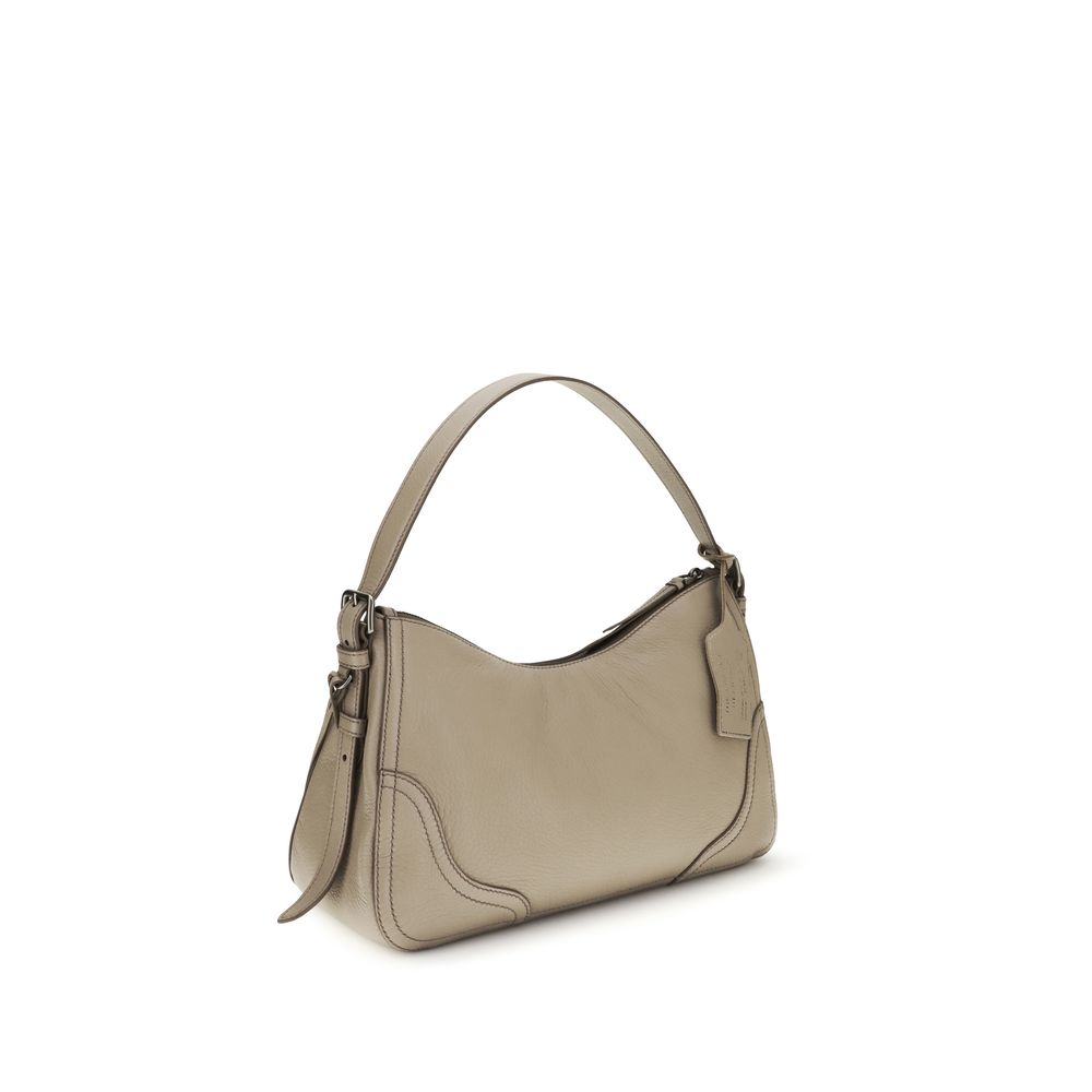 Prada – Sac porté épaule Aimée Large en cuir