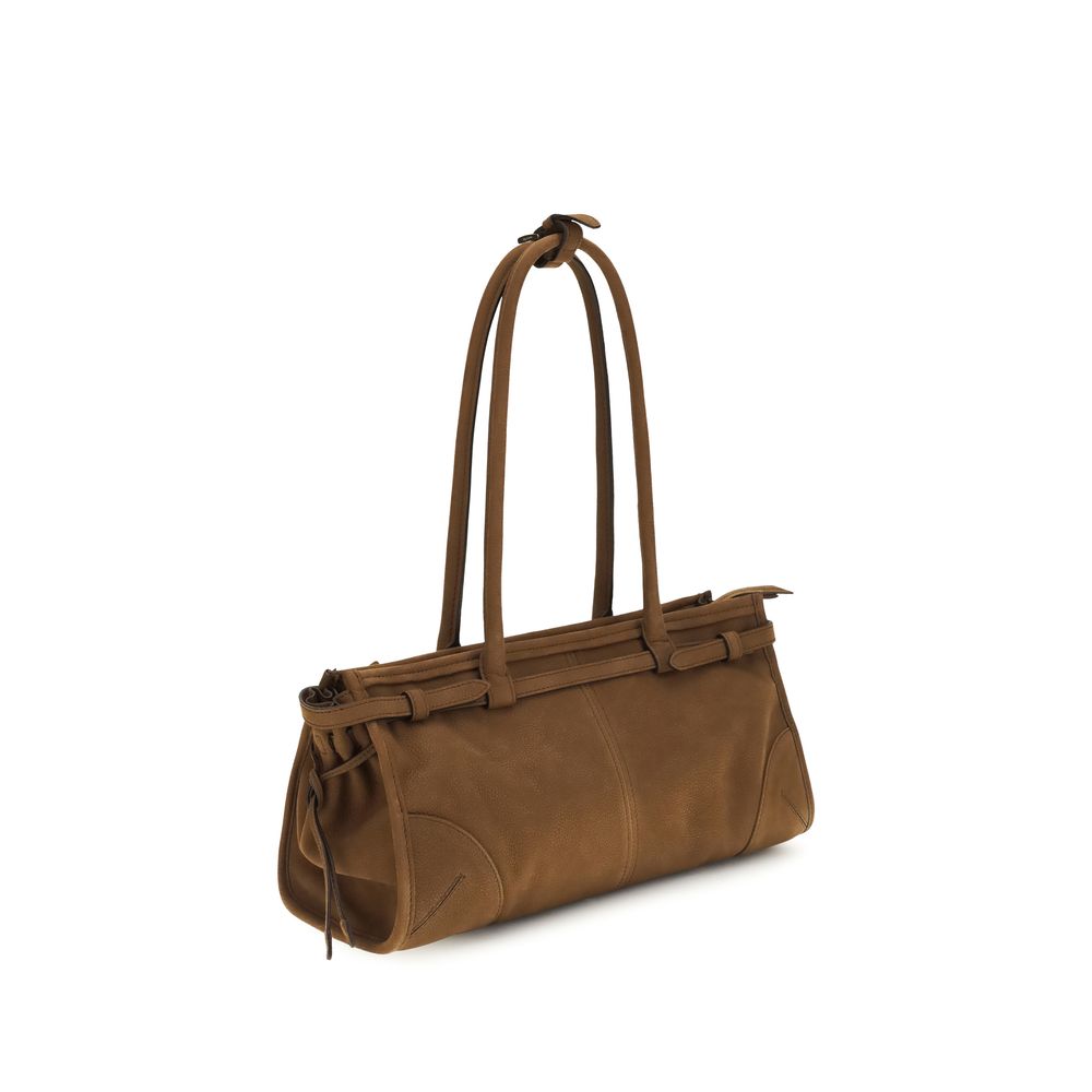 Prada – Sac à main Bonnie Medium en nubuck