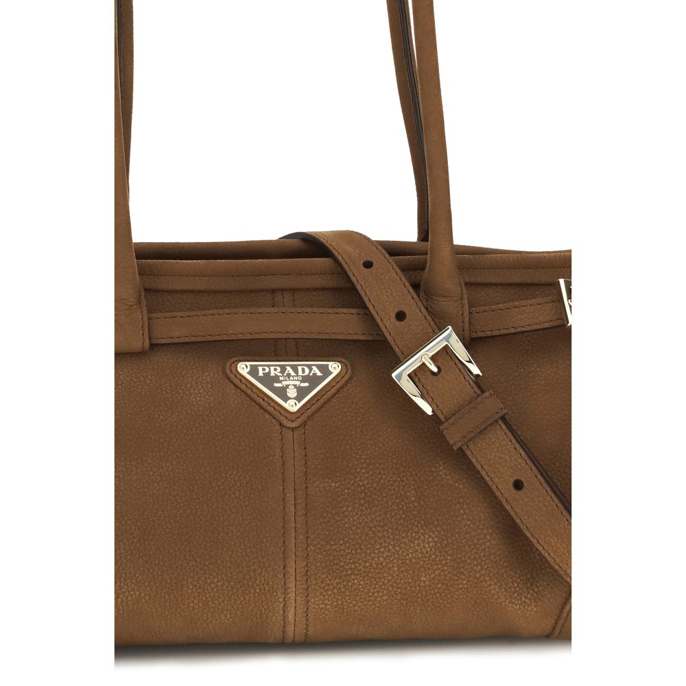 Prada – Sac à main Bonnie Medium en nubuck