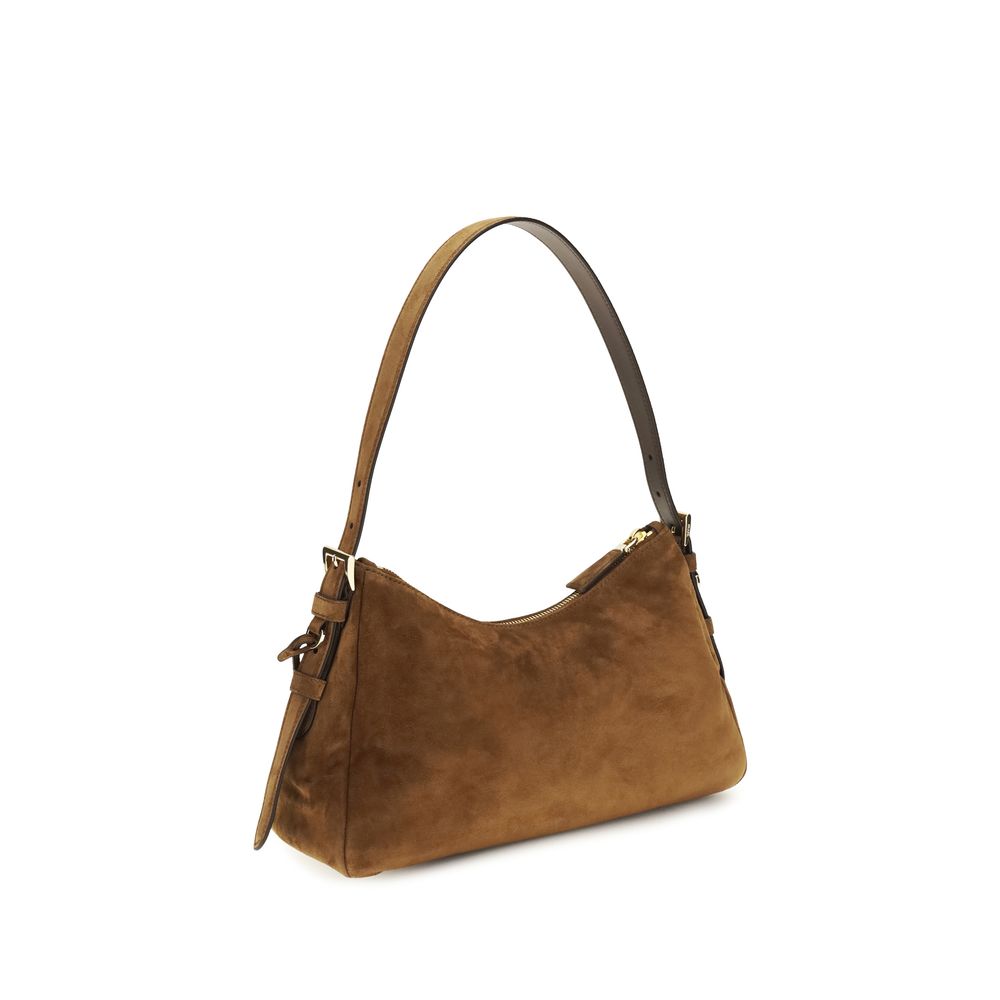 Prada – Sac porté épaule Aimée en suède