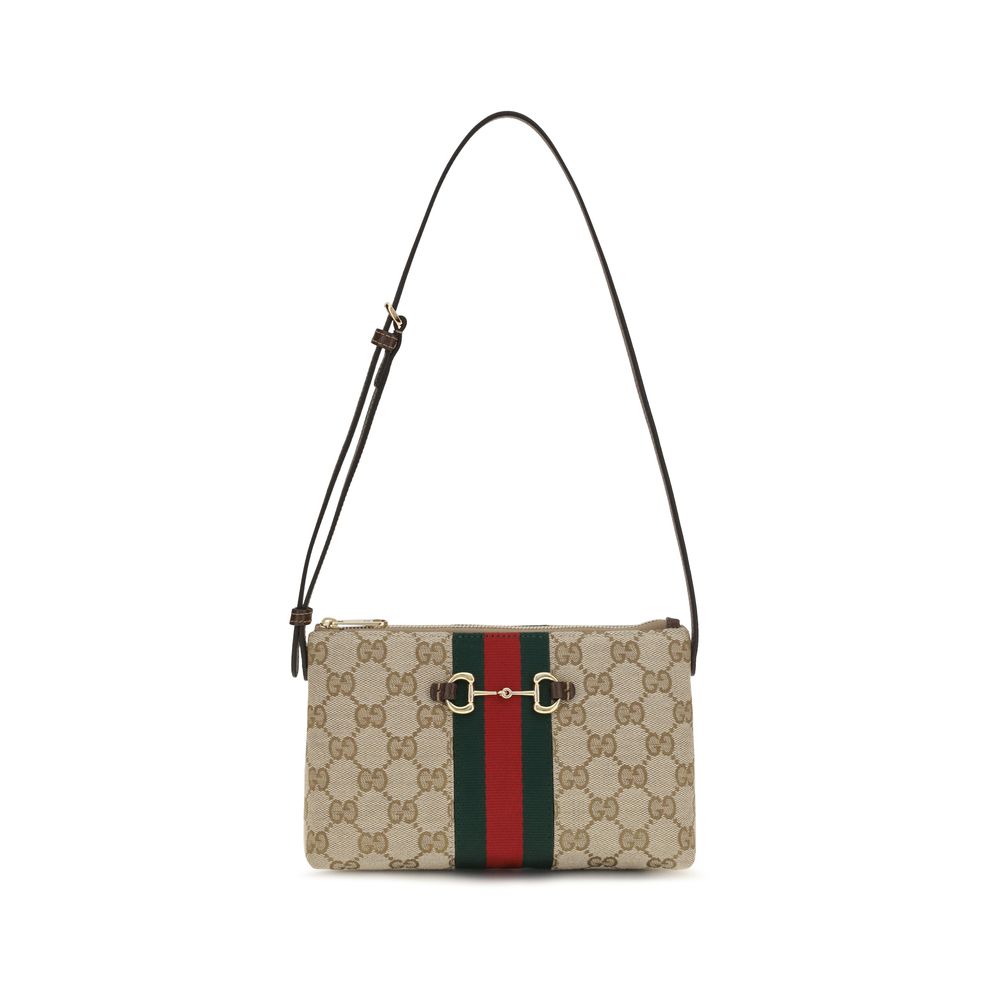 Gucci – Sac porté épaule GG avec Horsebit