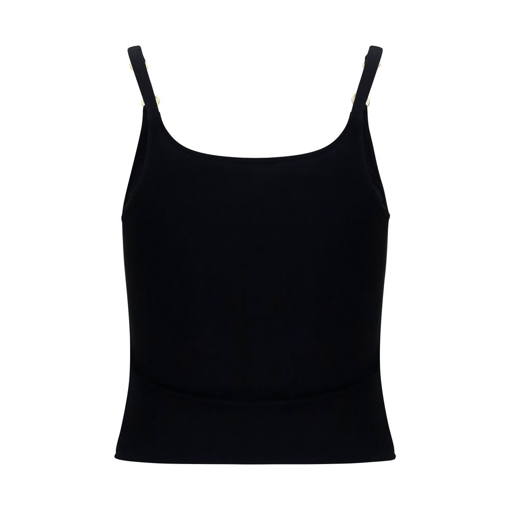 Gucci – Top en jersey crêpe de viscose avec Horsebit