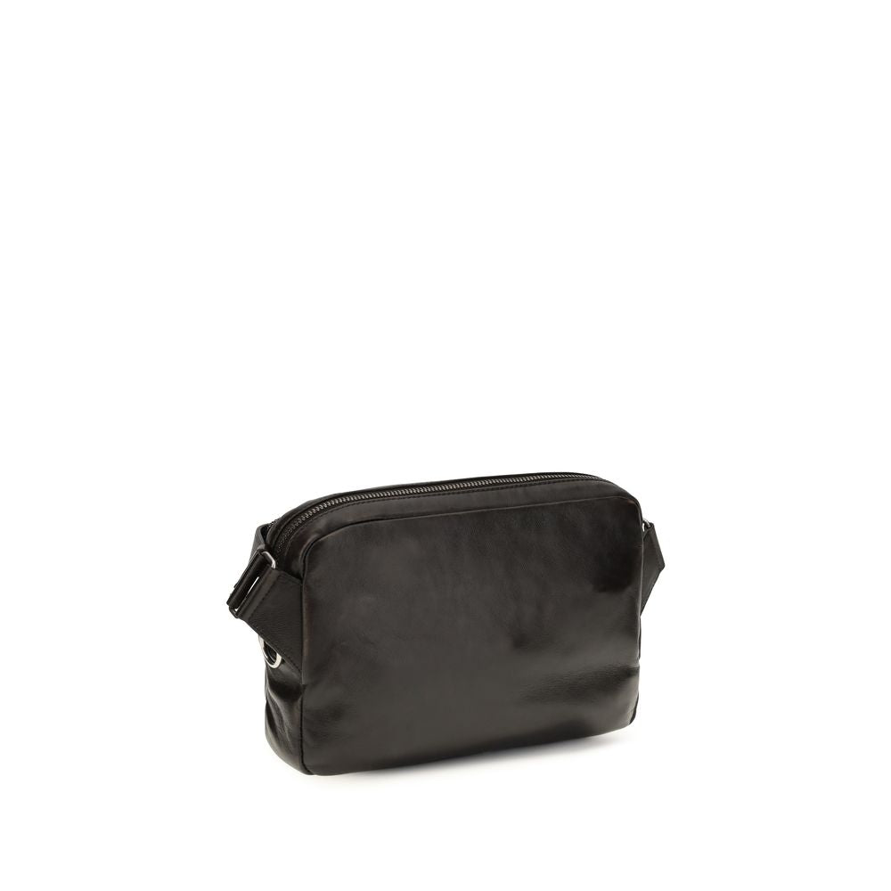 Prada – Sac porté épaule en cuir nappa effet vieilli