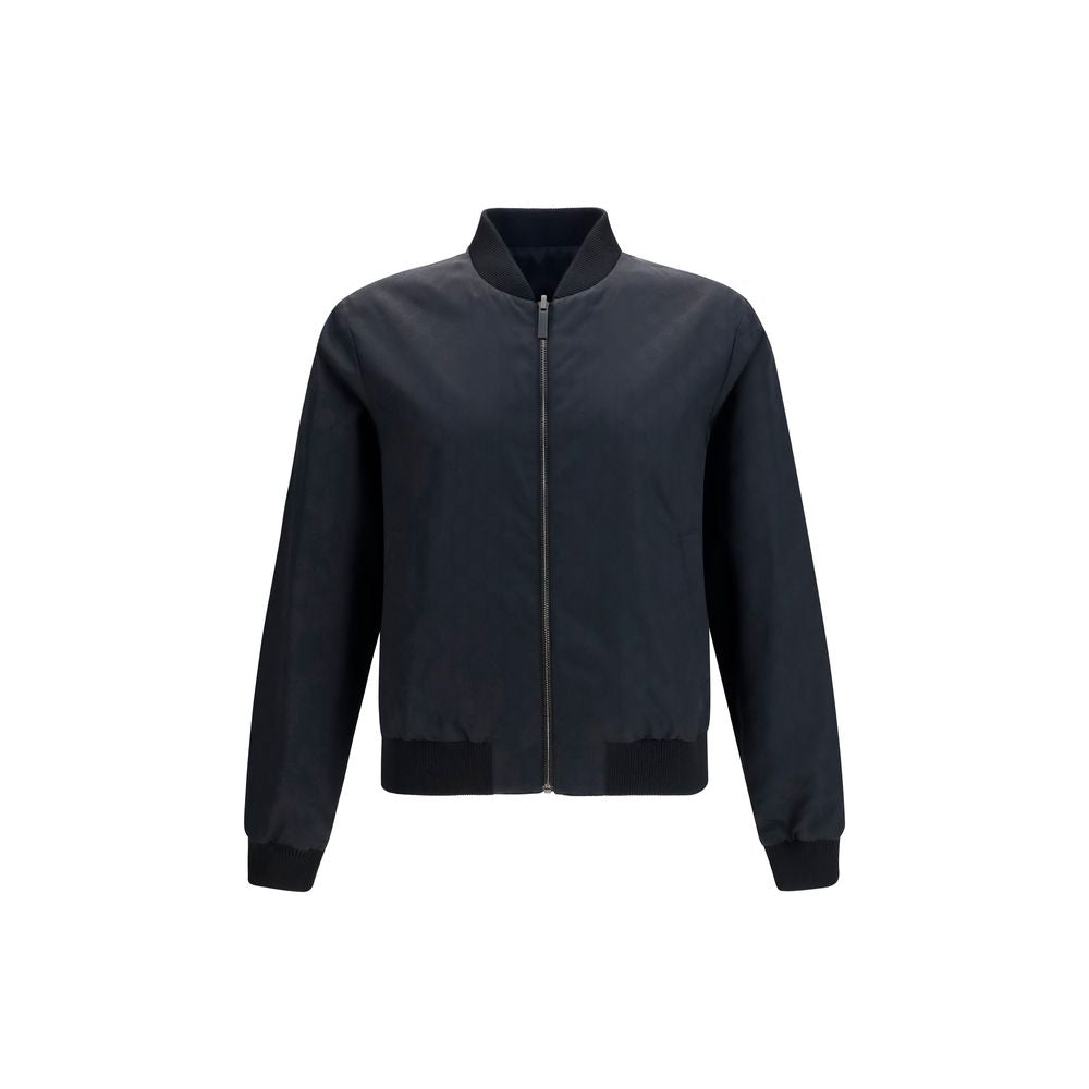 Gucci – Veste zippée réversible en faille de soie GG