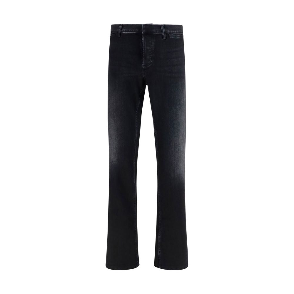 Gucci – Jean en coton stretch effet délavé