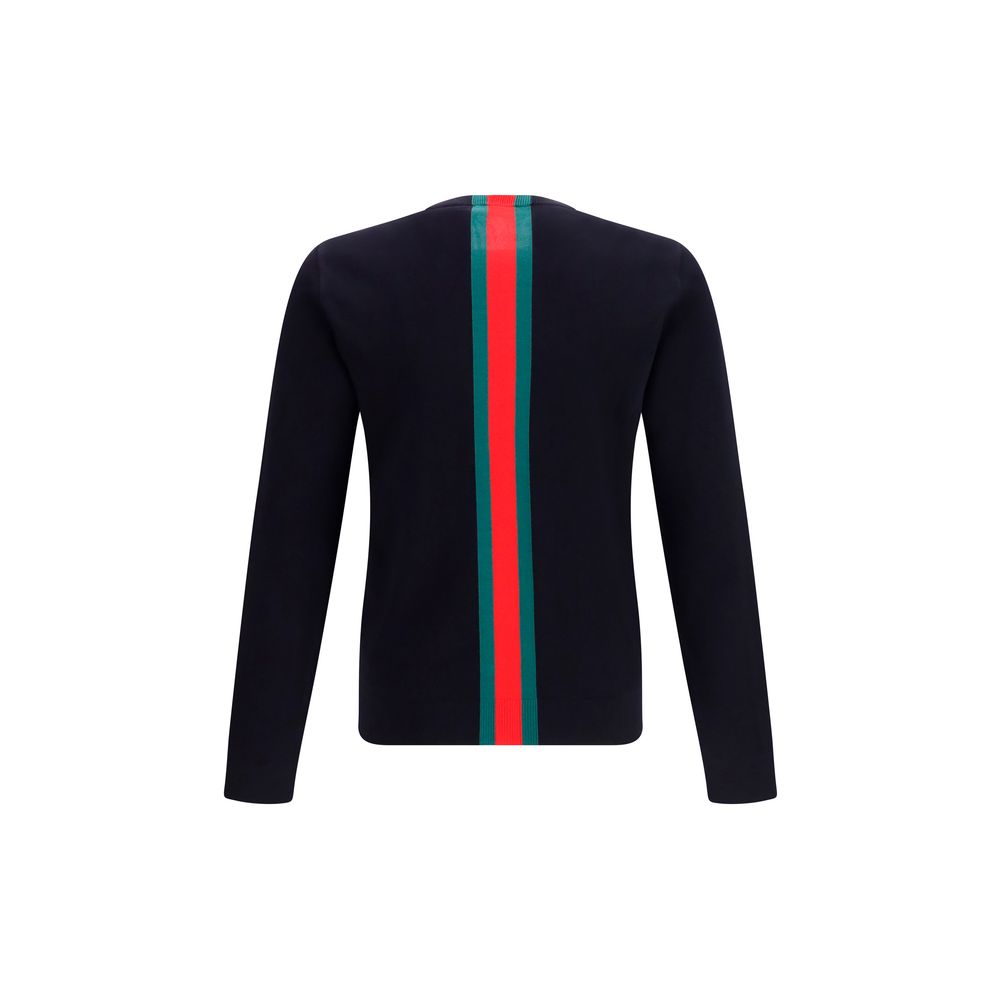 Gucci – Pull en maille de coton avec intarsia Web