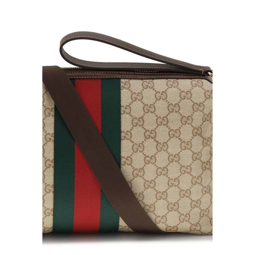 Gucci – Sac porté épaule GG Medium avec bande Web