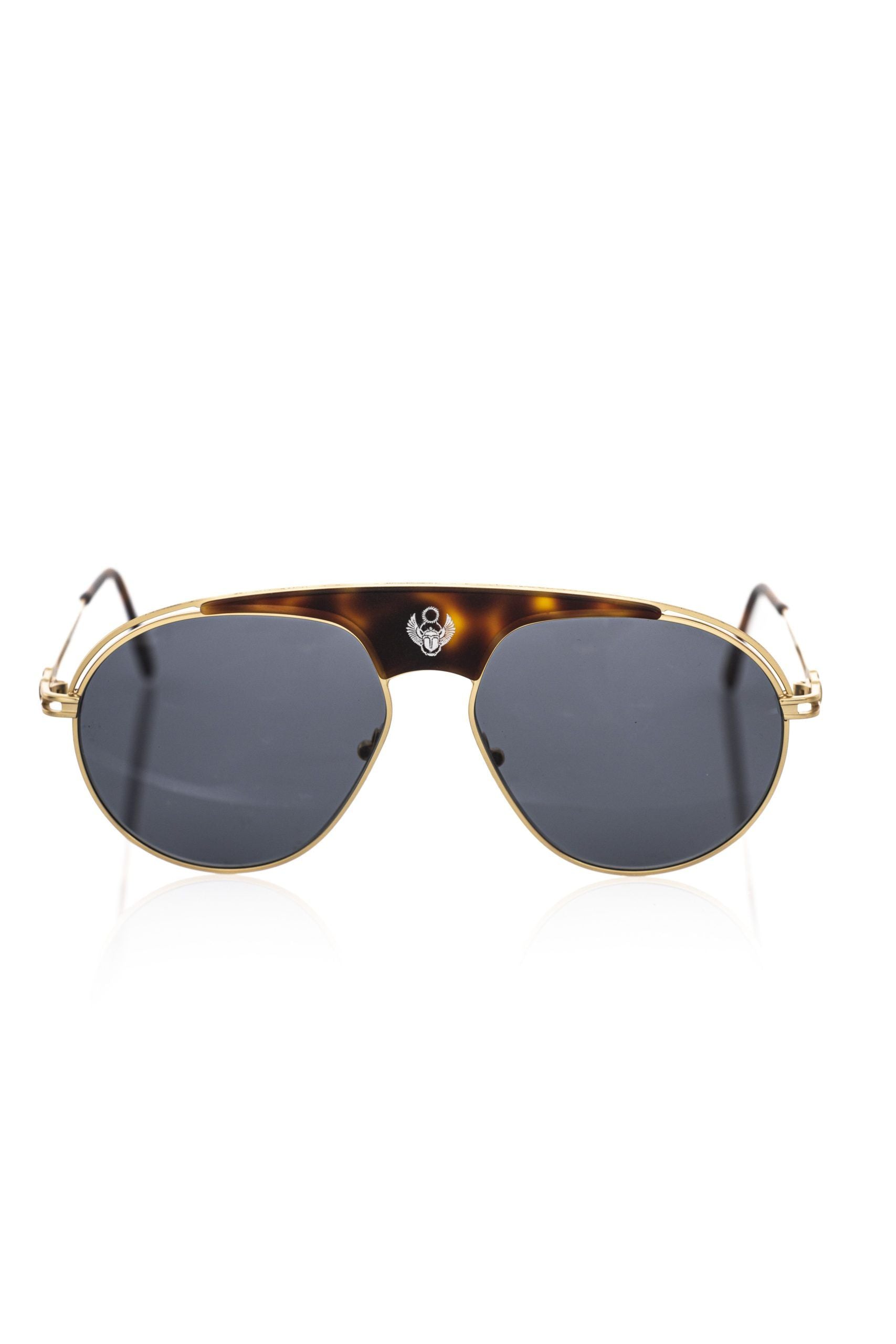 Brown Metallic Fibre Men Sunglass