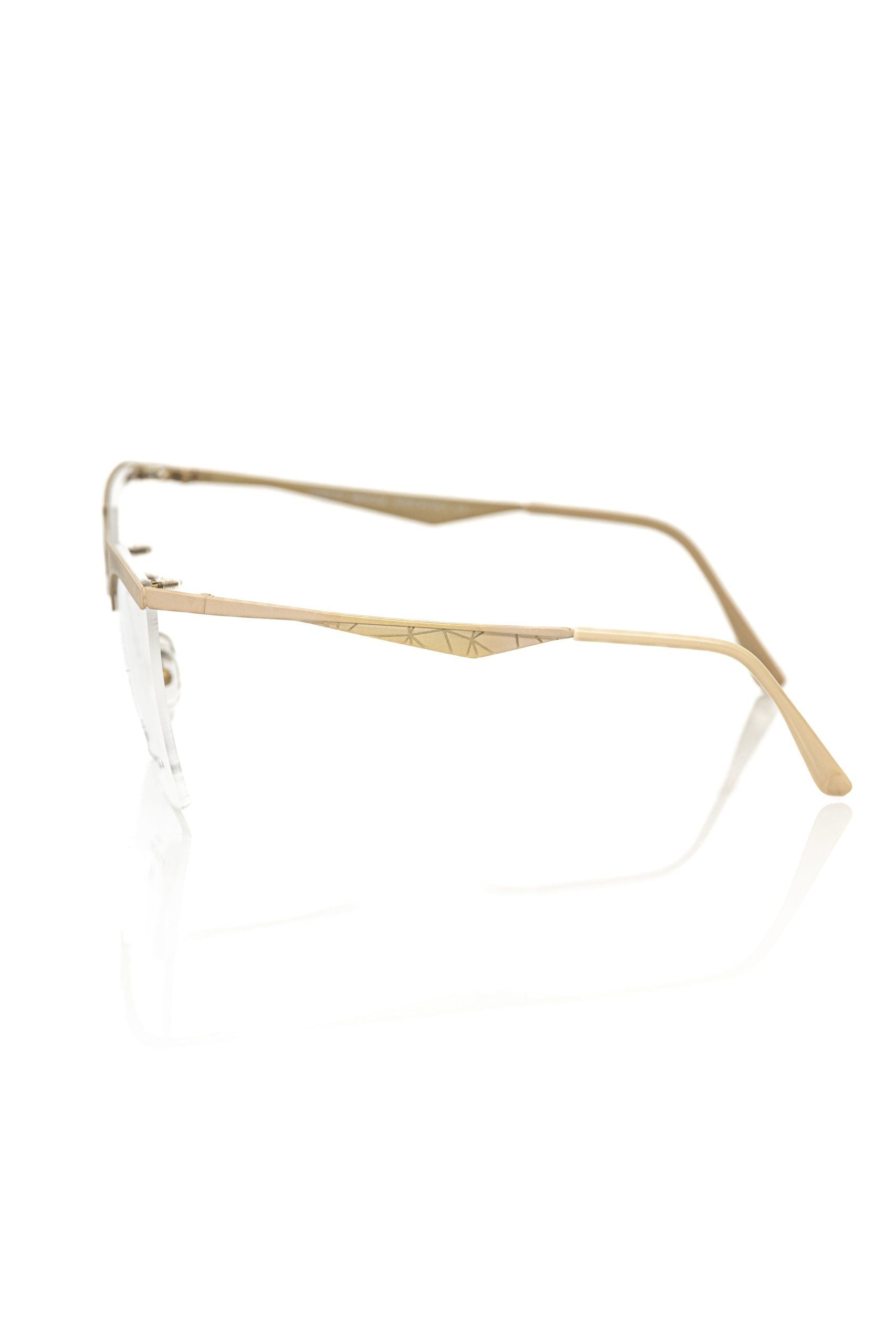 Brown Metallic Women's Eyeglass Frame