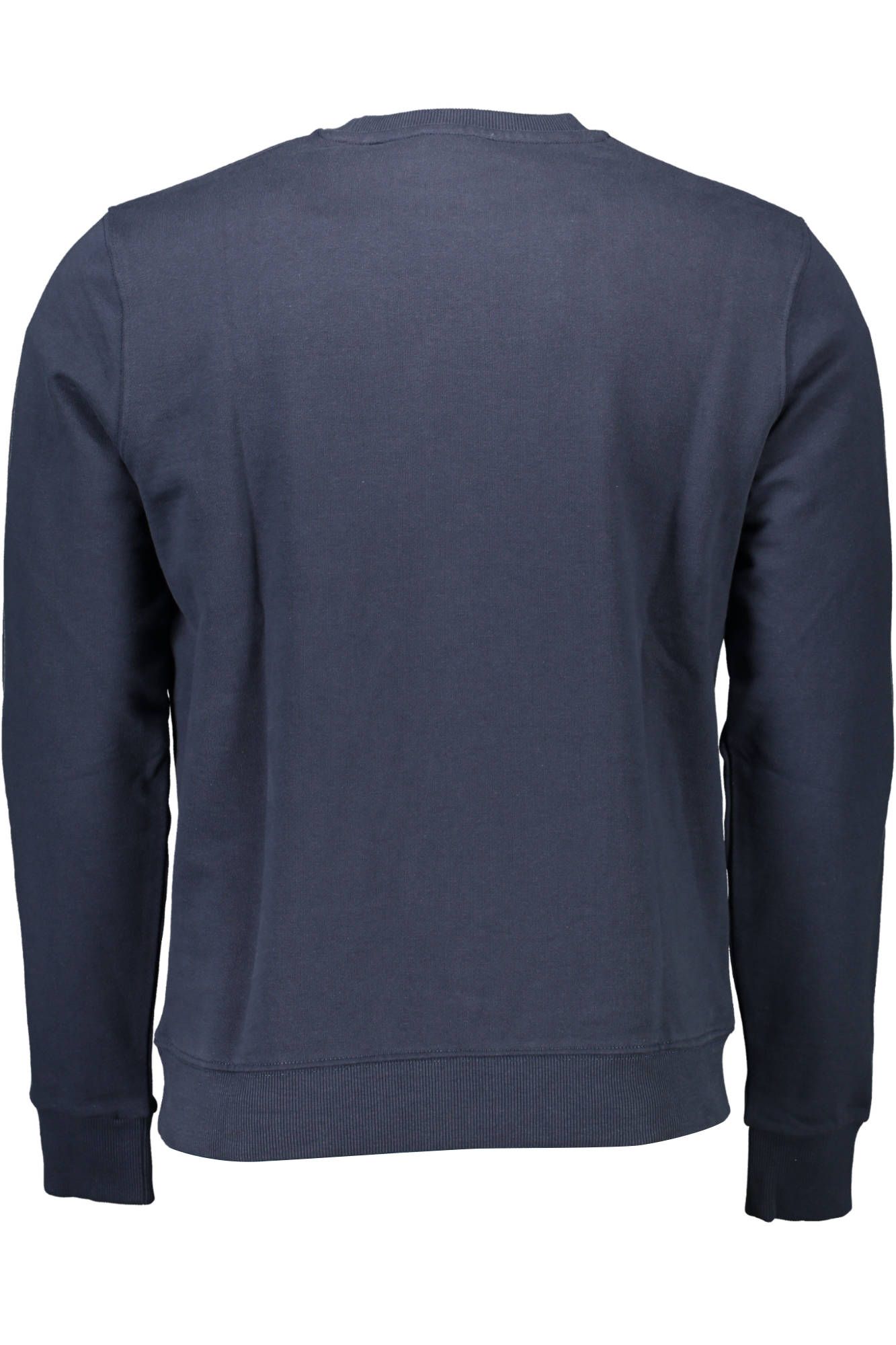 Blue Cotton Men Sweatshirt